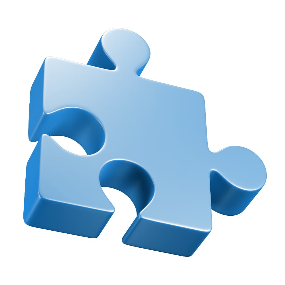 Icon of a blue puzzle piece
