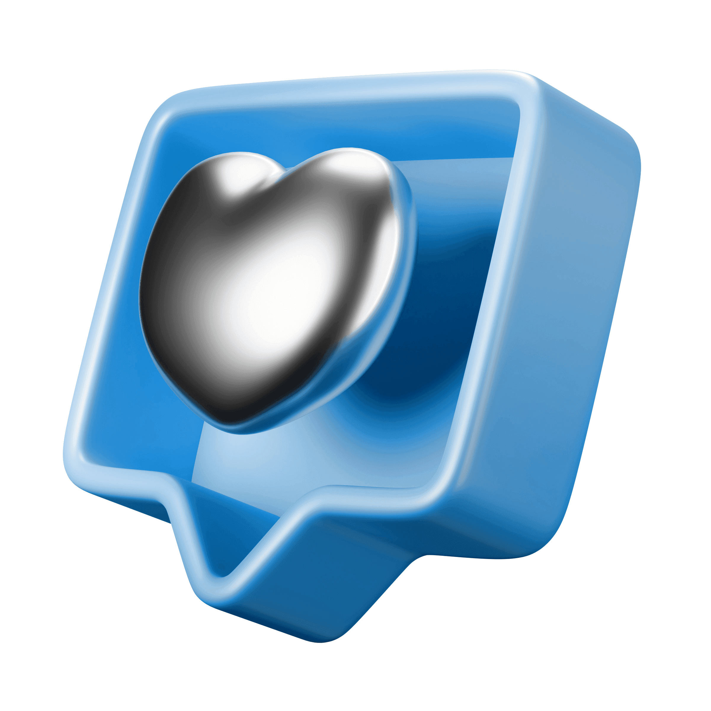 Icon of a blue heart